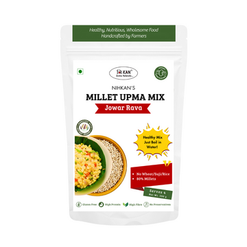 Nihkan Instant Millet Upma Mix (Made with Jowar Rava) - 200 gm