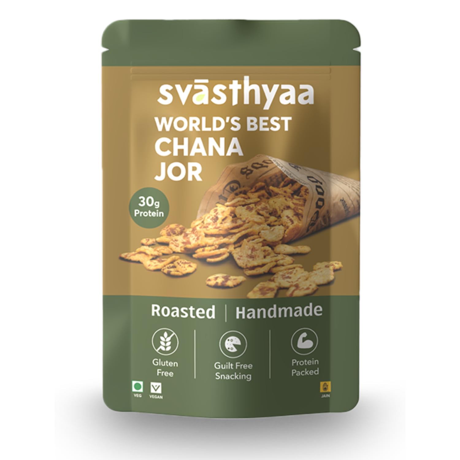 Svasthyaa Healthy Chana Jor Garam Namkeen 220g (RTE)
