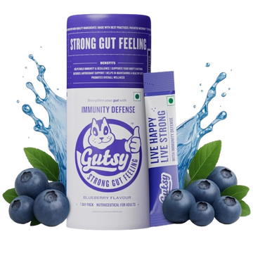 Immunity Defense - 7 Days Pack with Blueberry Flavour for Adults |Natural Defense against Cold & Cough| Combines Probiotics, Prebiotics, Antioxidants and Herbal Extract